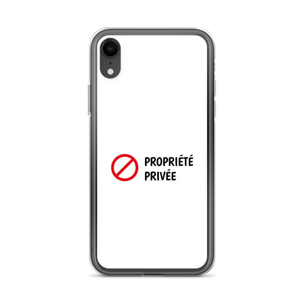 Coque iPhone Propriété privée - Sedurro