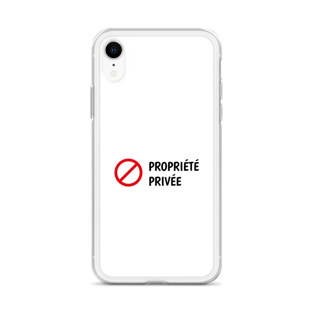 Coque iPhone Propriété privée - Sedurro