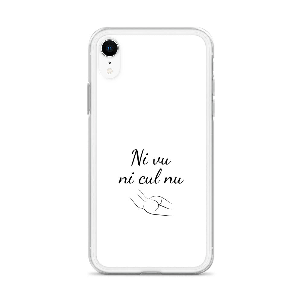 Coque iPhone Ni vu ni cul nu - Sedurro