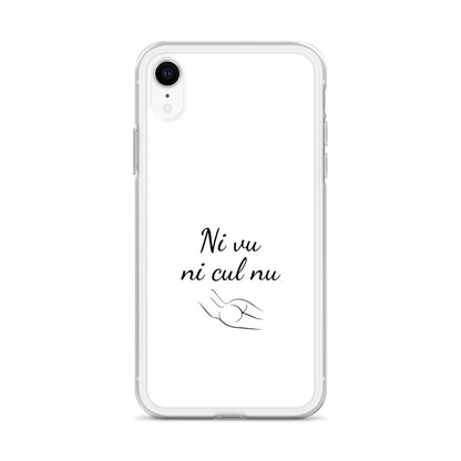 Coque iPhone Ni vu ni cul nu - Sedurro