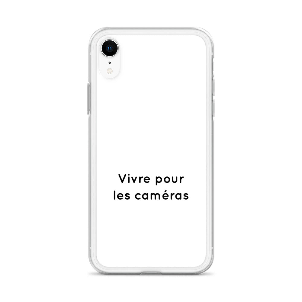 Coque iPhone Vivre pour les caméras - Sedurro