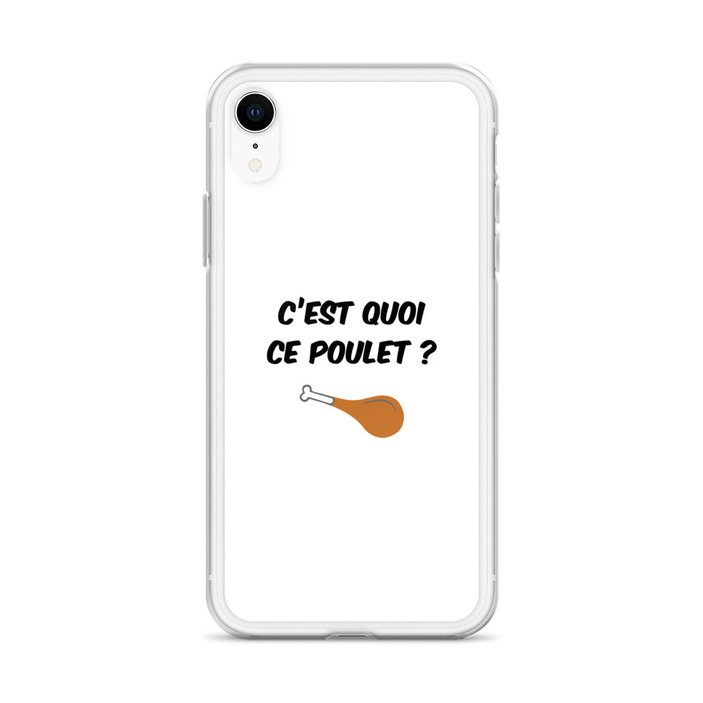 Coque iPhone C'est quoi ce poulet - Sedurro