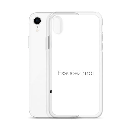 Coque iPhone Exsucez moi - Sedurro