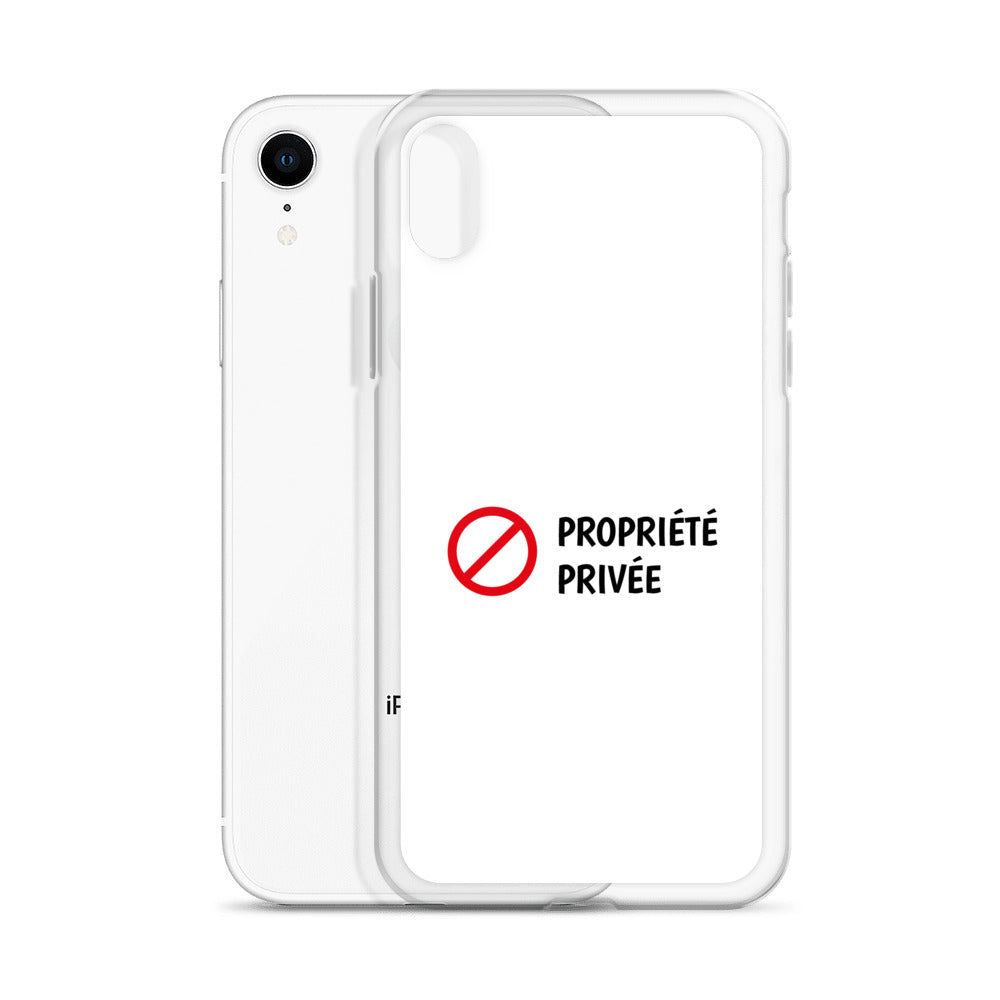 Coque iPhone Propriété privée - Sedurro