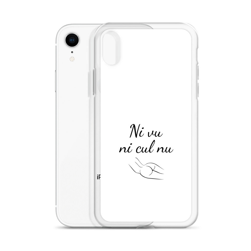 Coque iPhone Ni vu ni cul nu - Sedurro