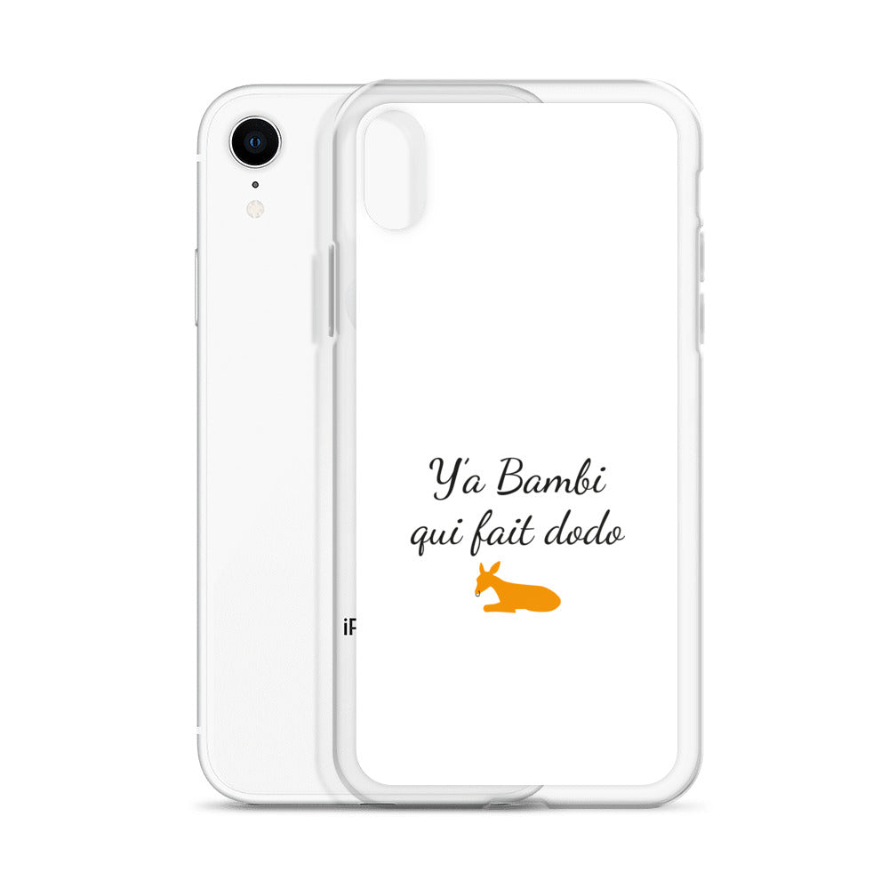 Coque iPhone Y'a bambi qui fait dodo - Sedurro