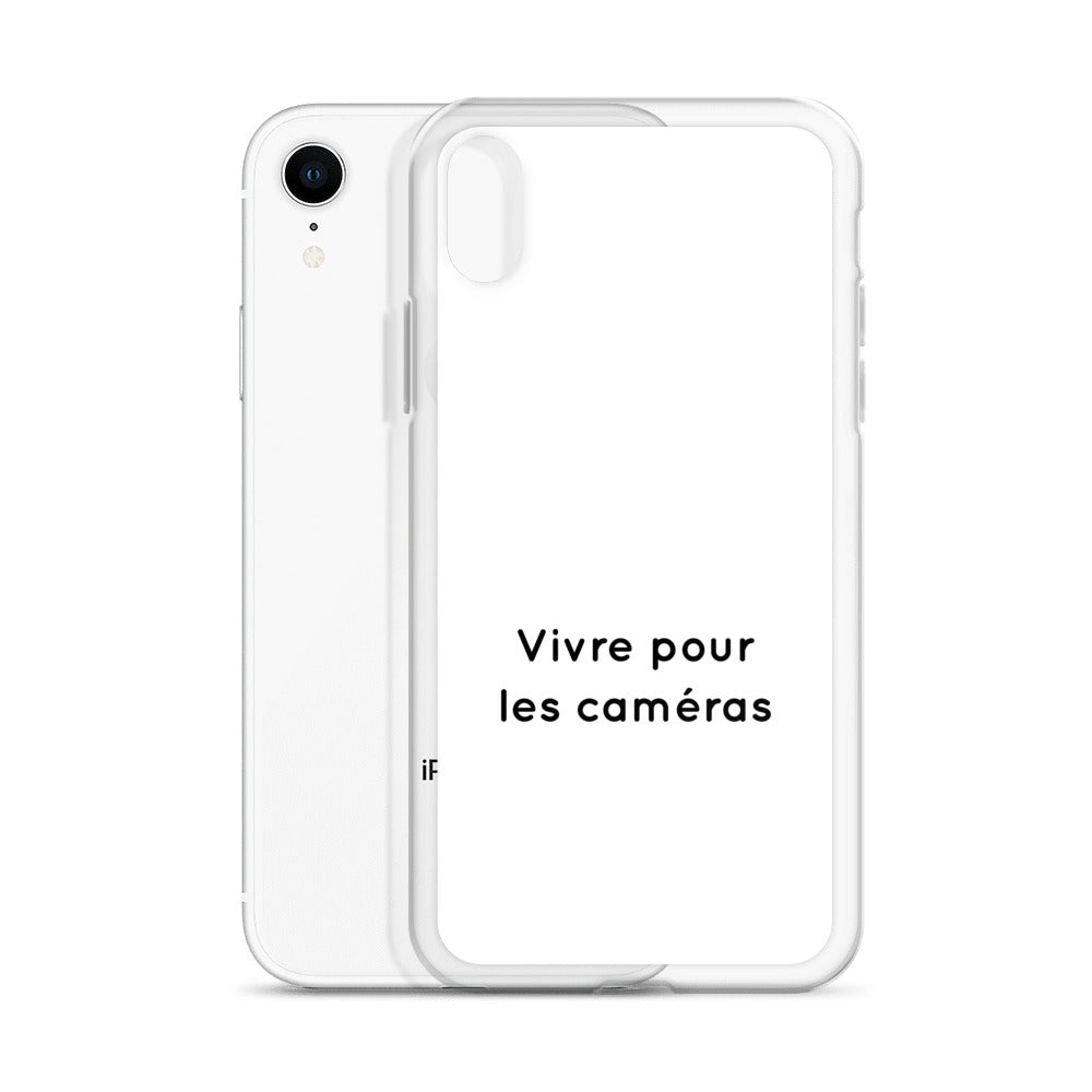 Coque iPhone Vivre pour les caméras - Sedurro