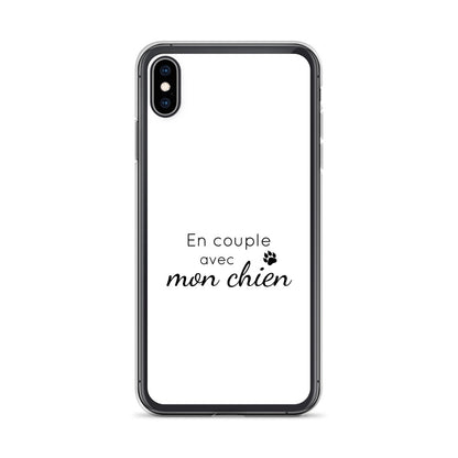 Coque iPhone En couple avec mon chien - Sedurro