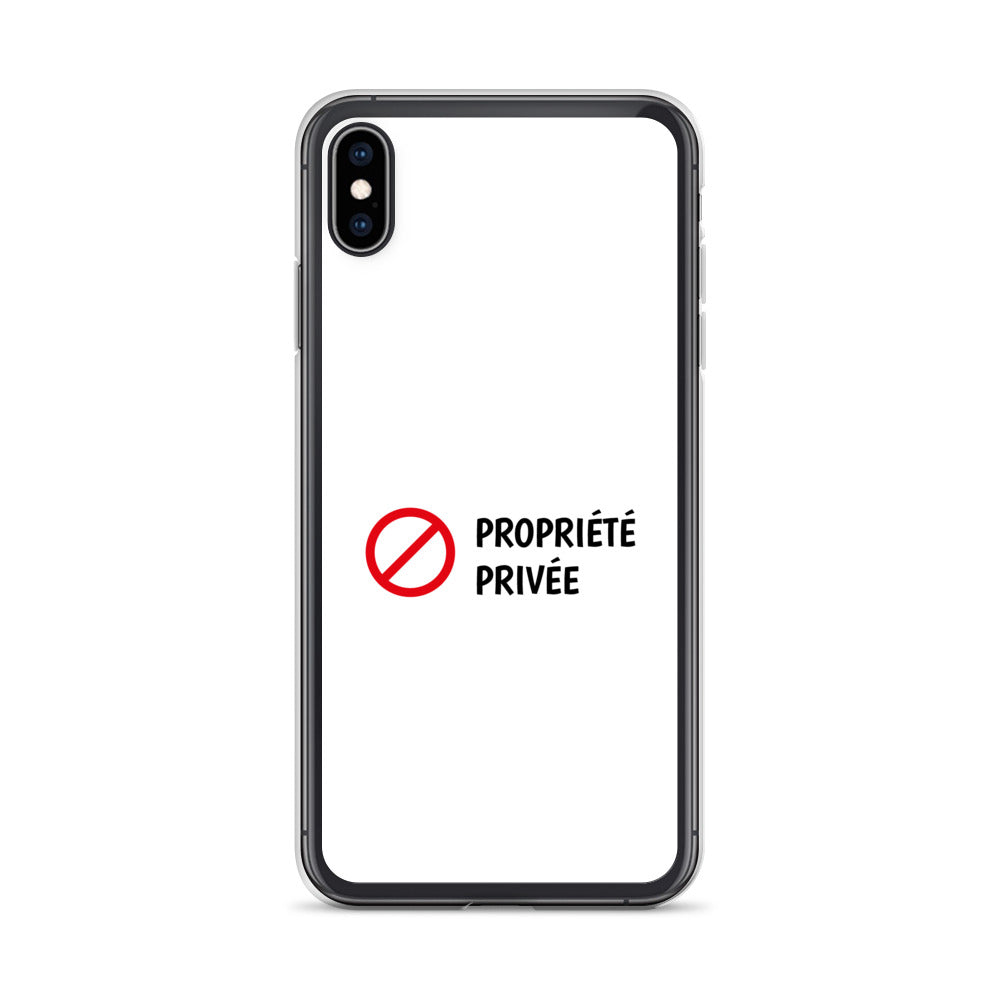 Coque iPhone Propriété privée - Sedurro