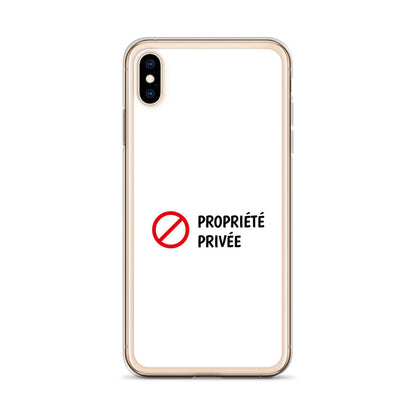 Coque iPhone Propriété privée - Sedurro