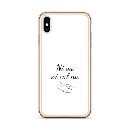 Coque iPhone Ni vu ni cul nu - Sedurro