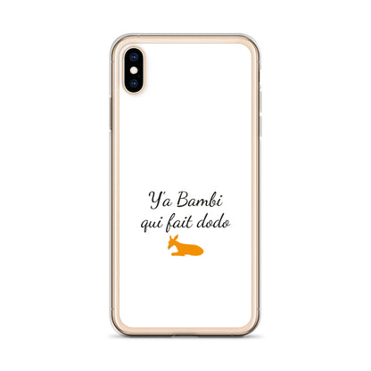 Coque iPhone Y'a bambi qui fait dodo - Sedurro