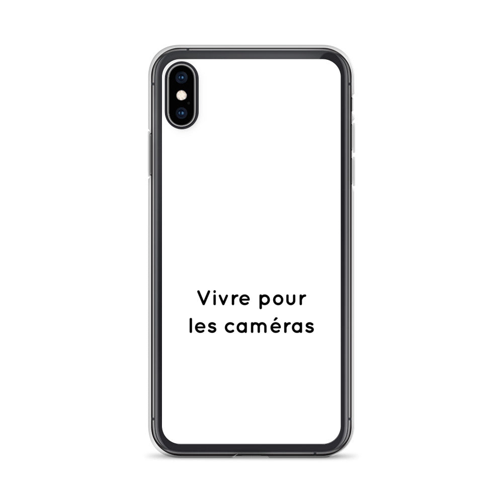 Coque iPhone Vivre pour les caméras - Sedurro