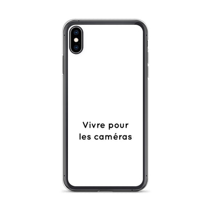 Coque iPhone Vivre pour les caméras - Sedurro