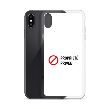 Coque iPhone Propriété privée - Sedurro