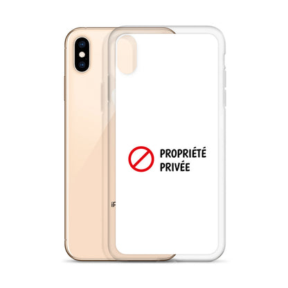 Coque iPhone Propriété privée - Sedurro