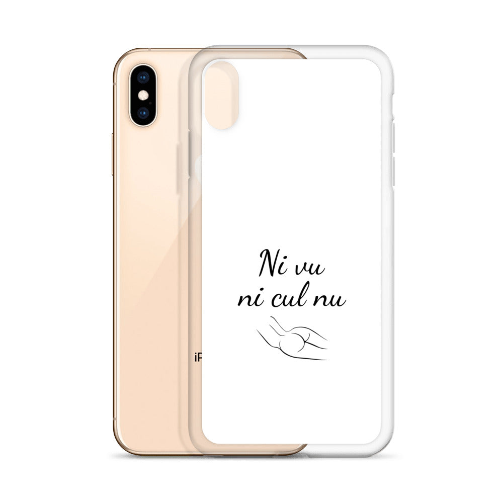 Coque iPhone Ni vu ni cul nu - Sedurro