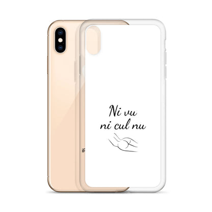 Coque iPhone Ni vu ni cul nu - Sedurro