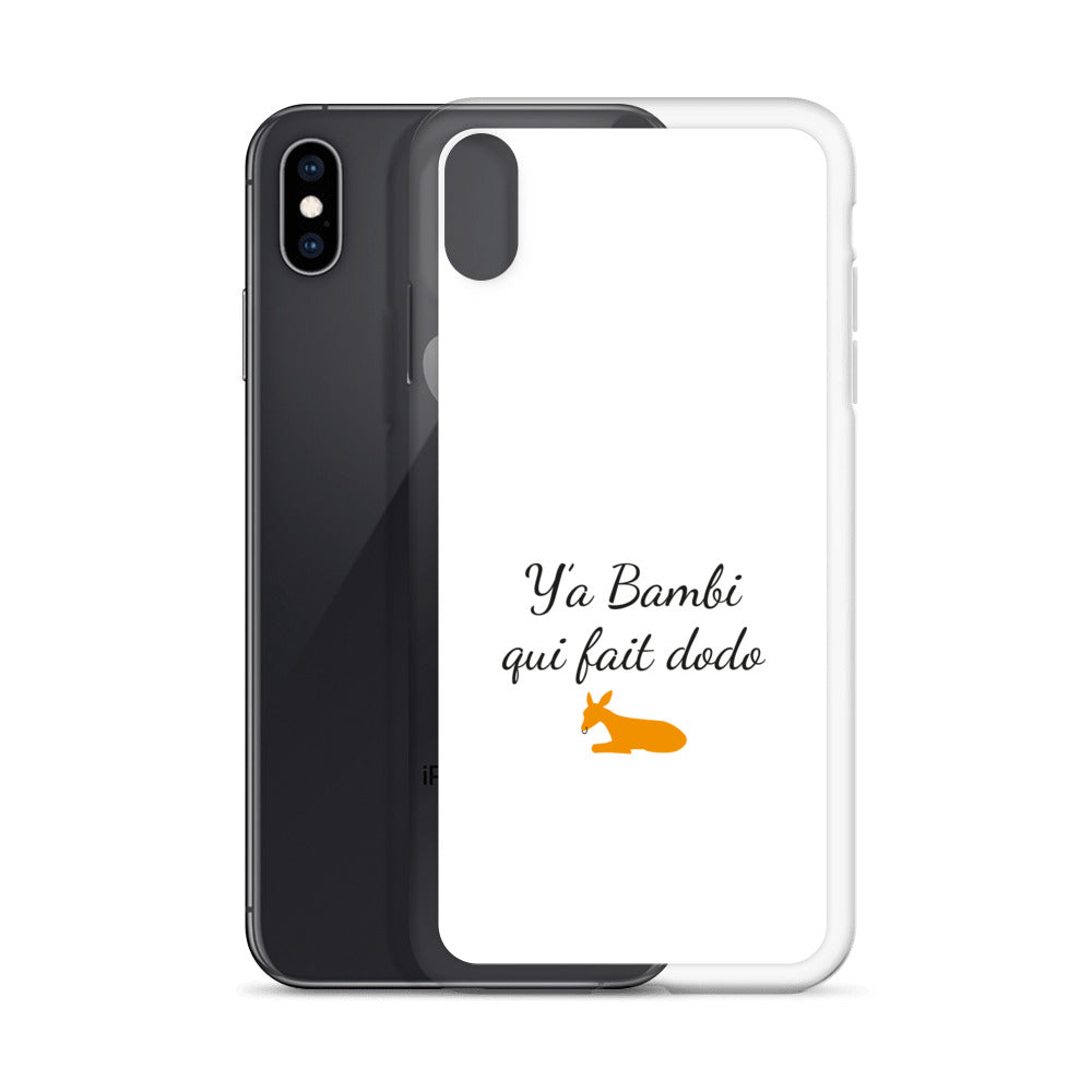 Coque iPhone Y'a bambi qui fait dodo - Sedurro