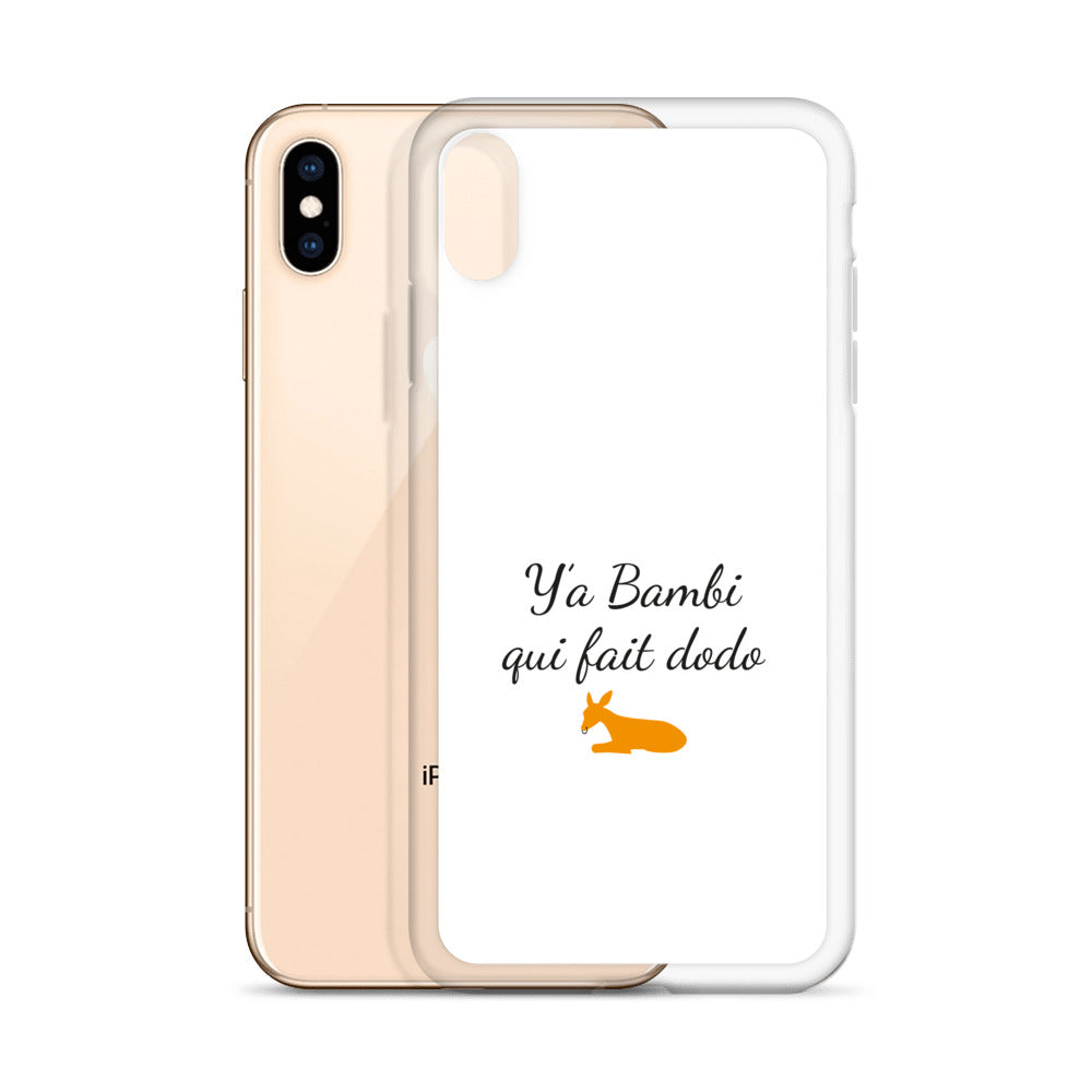 Coque iPhone Y'a bambi qui fait dodo - Sedurro