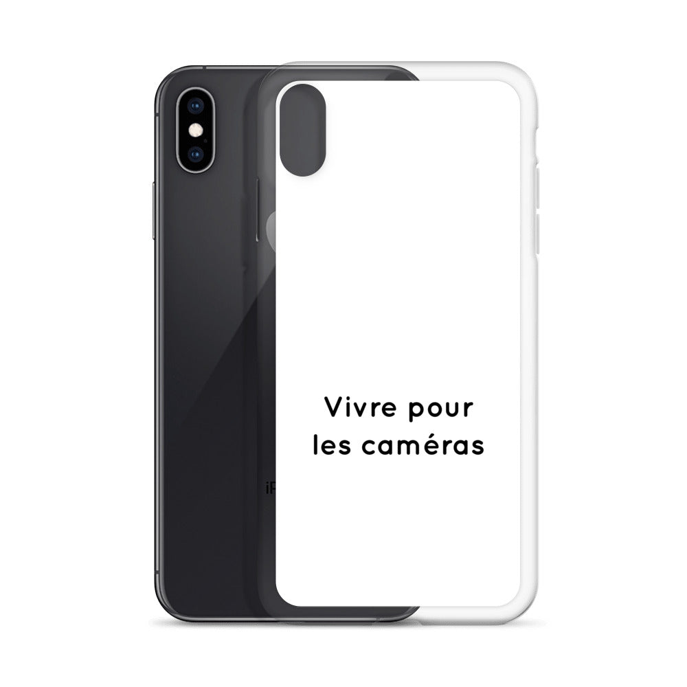 Coque iPhone Vivre pour les caméras - Sedurro