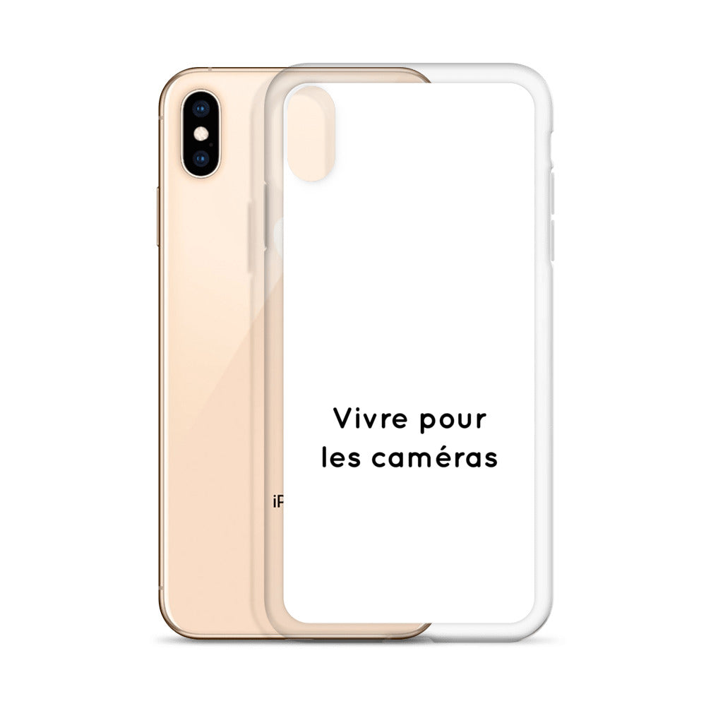 Coque iPhone Vivre pour les caméras - Sedurro