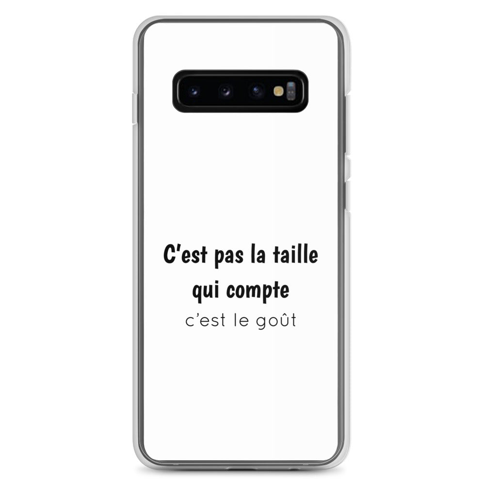 Coque Samsung C'est pas la taille qui compte c'est le goût - Sedurro