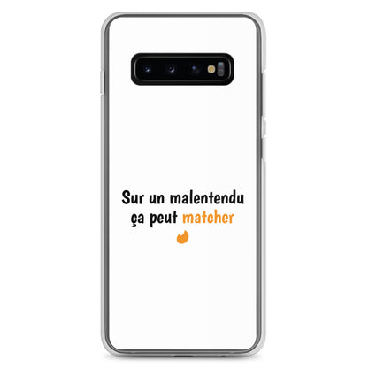 Coque Samsung Sur un malentendu ça peut matcher - Sedurro