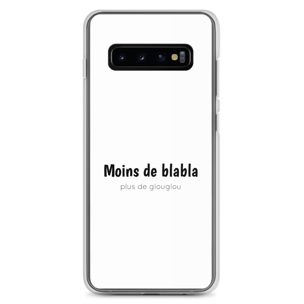 Coque Samsung Moins de blabla plus de glouglou - Sedurro