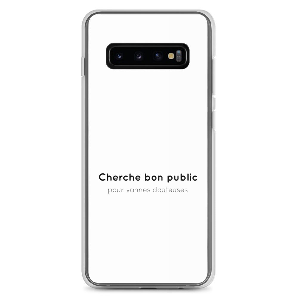 Coque Samsung Cherche bon public pour vannes douteuses - Sedurro