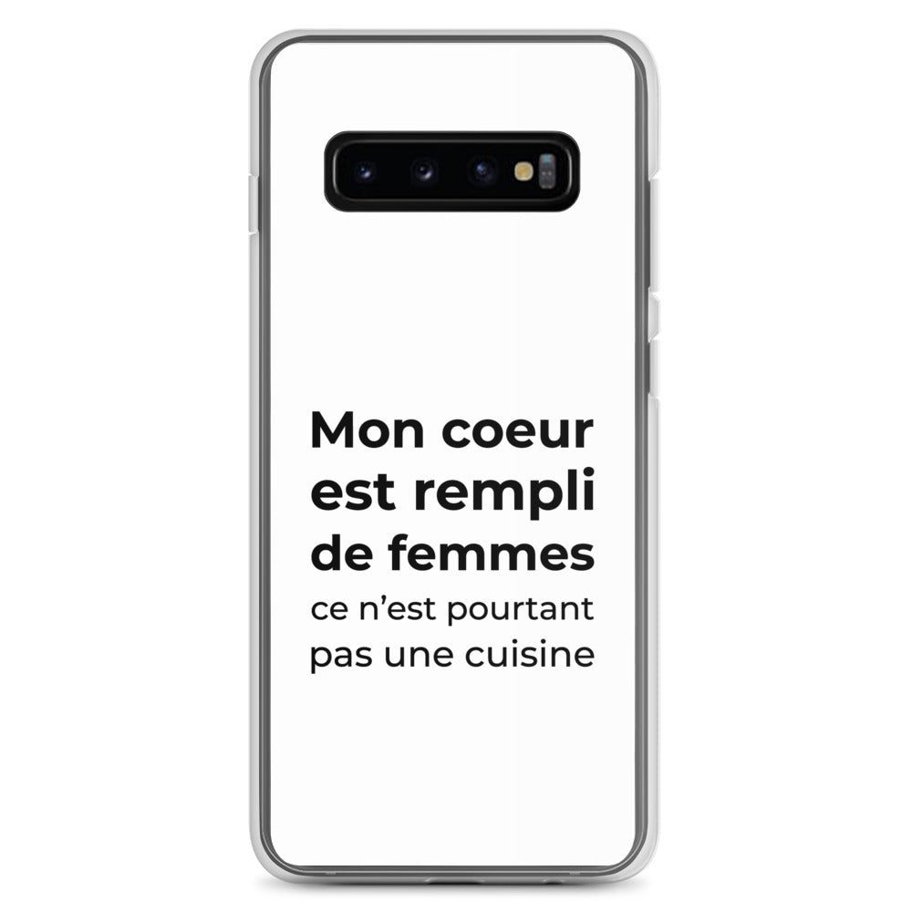 Coque Samsung Mon cœur est rempli de femmes ce n'est pourtant pas une cuisine Sedurro