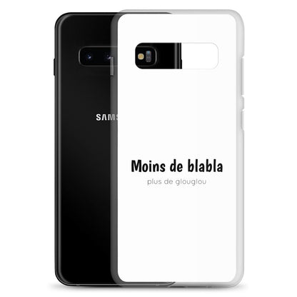 Coque Samsung Moins de blabla plus de glouglou - Sedurro