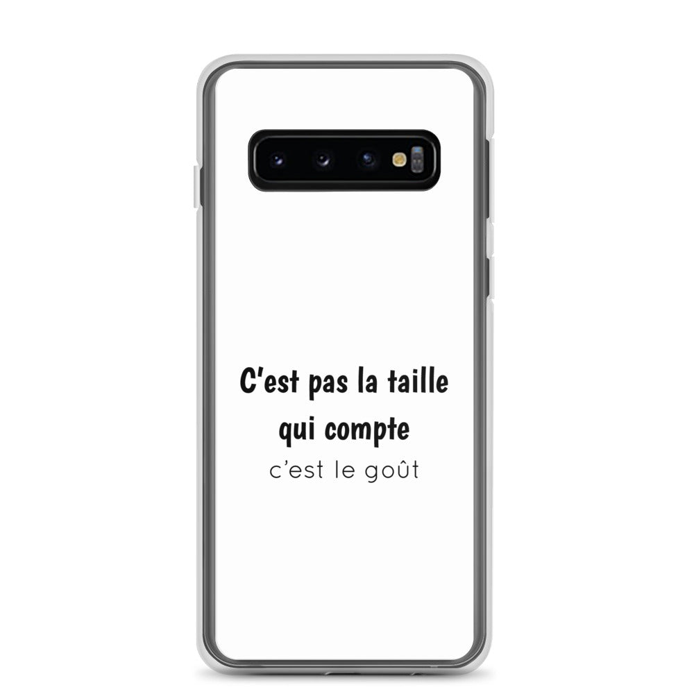 Coque Samsung C'est pas la taille qui compte c'est le goût - Sedurro