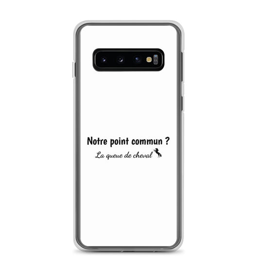 Coque Samsung Notre point commun la queue de cheval - Sedurro