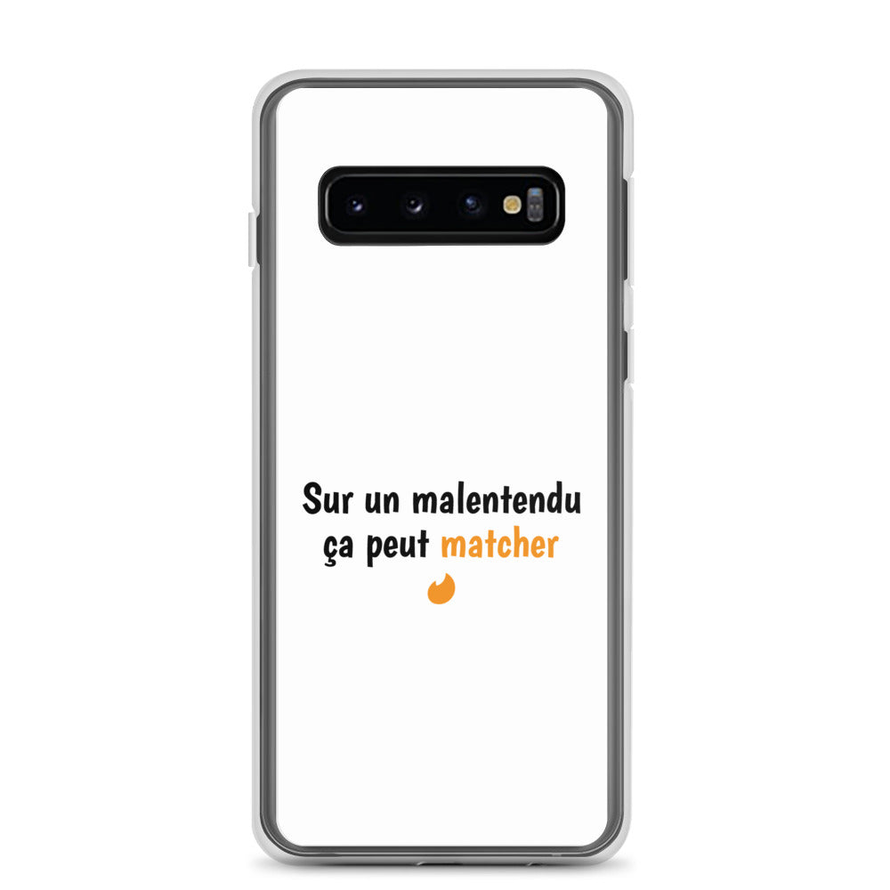 Coque Samsung Sur un malentendu ça peut matcher - Sedurro