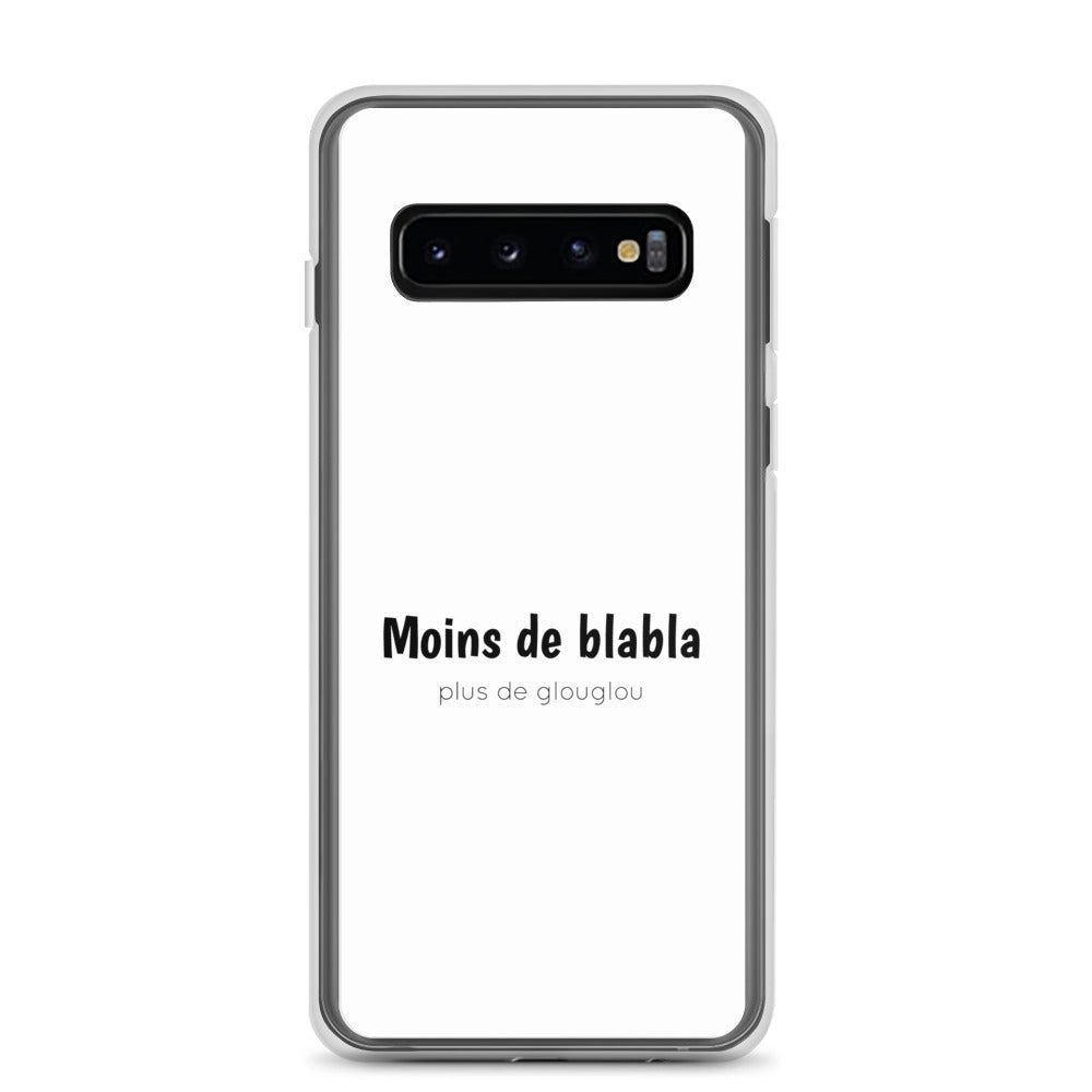 Coque Samsung Moins de blabla plus de glouglou - Sedurro