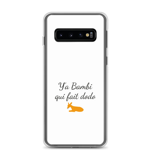 Coque Samsung Y'a bambi qui fait dodo - Sedurro