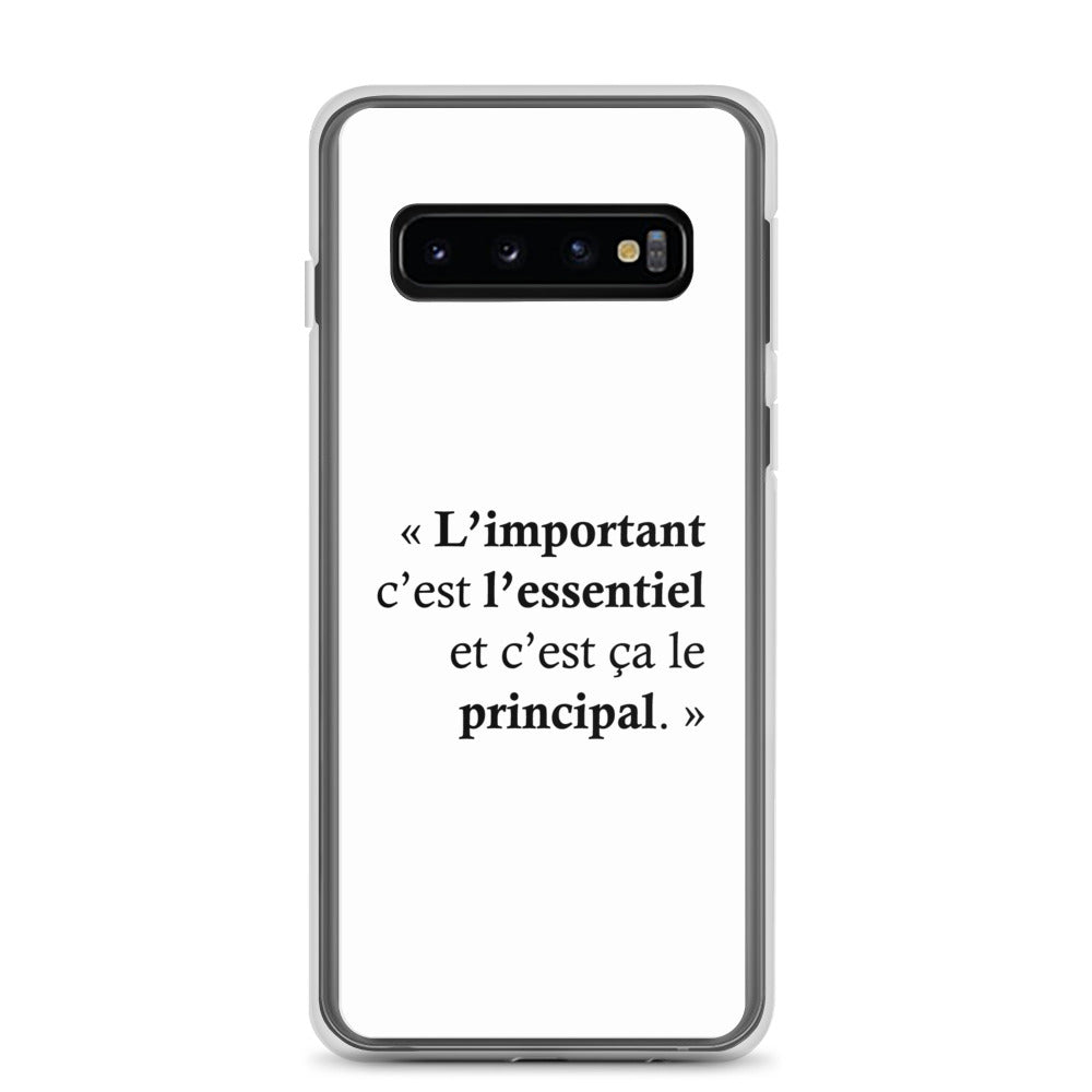 Coque Samsung L’important c’est l’essentiel et c’est ça le principal Sedurro