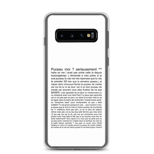 Coque Samsung Puceau moi on me l'avait pas sorti depuis longtemps Sedurro