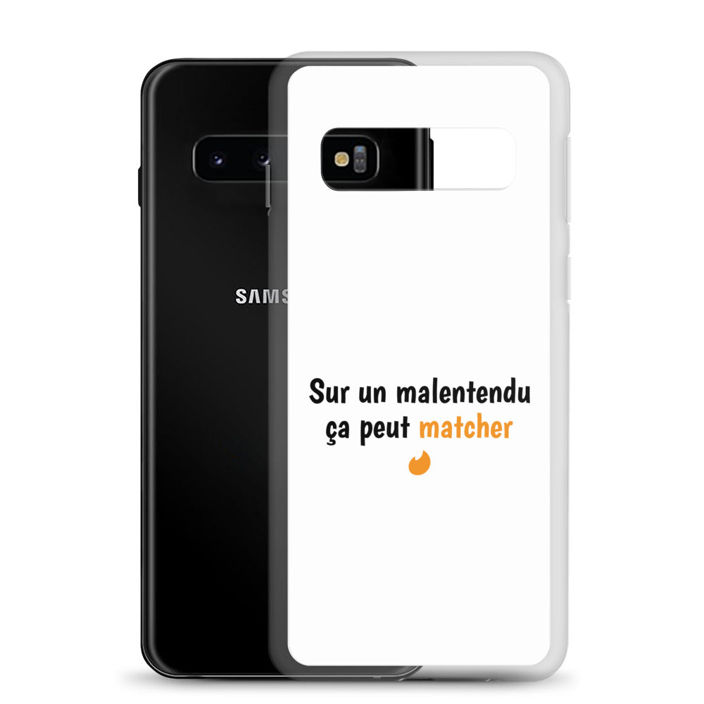 Coque Samsung Sur un malentendu ça peut matcher - Sedurro