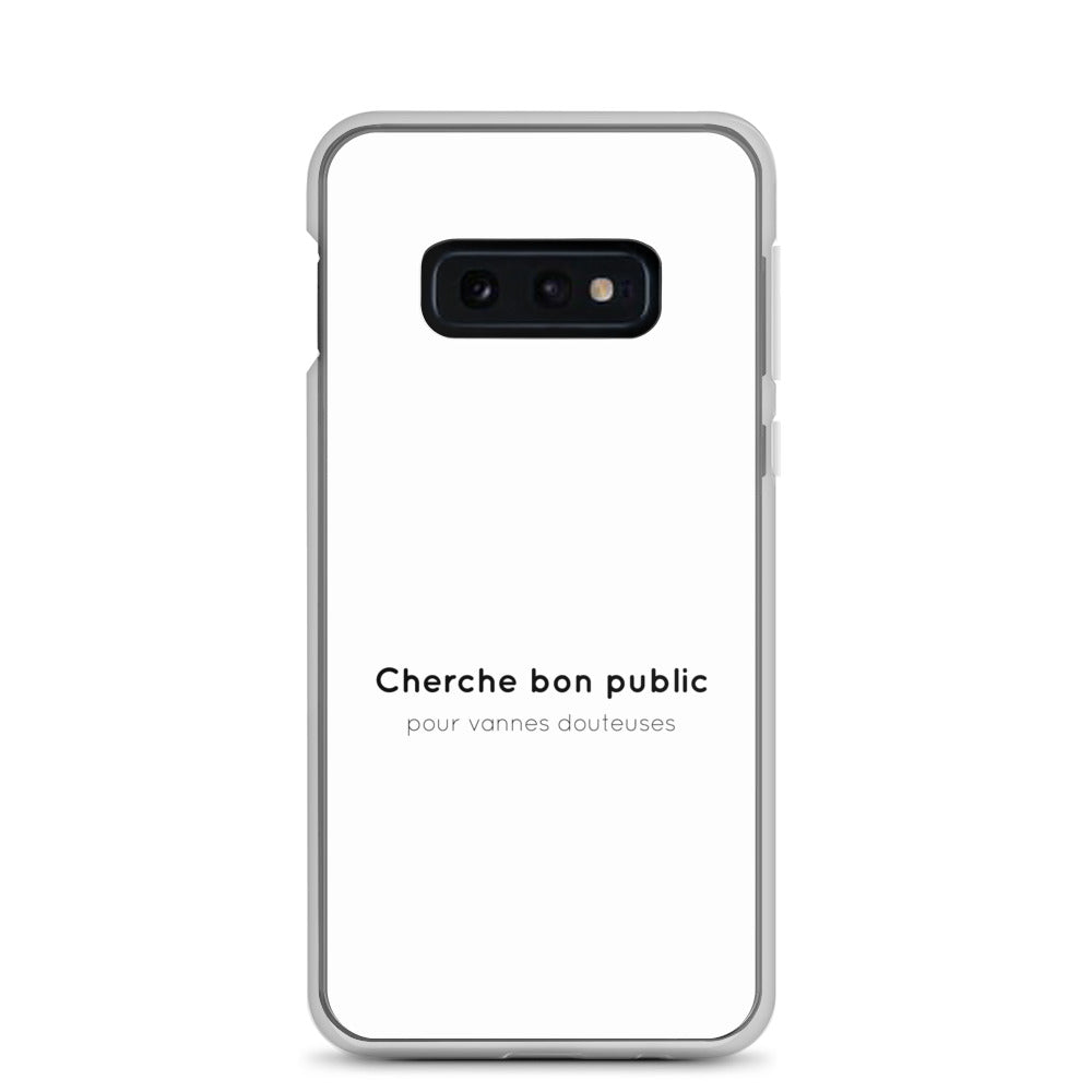 Coque Samsung Cherche bon public pour vannes douteuses - Sedurro