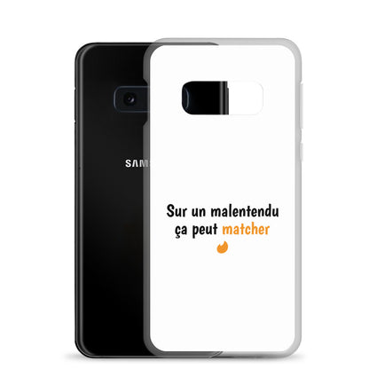 Coque Samsung Sur un malentendu ça peut matcher - Sedurro