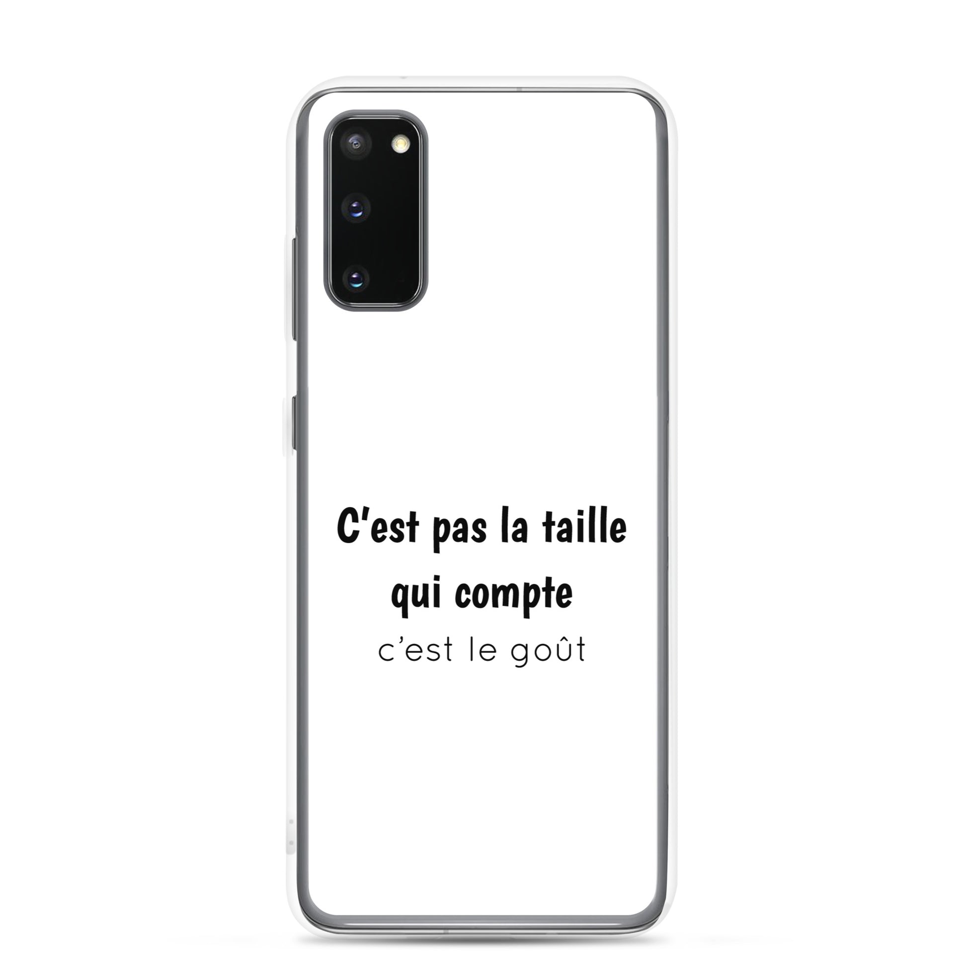 Coque Samsung C'est pas la taille qui compte c'est le goût - Sedurro