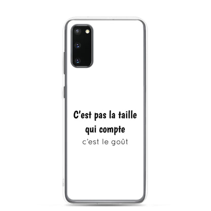 Coque Samsung C'est pas la taille qui compte c'est le goût - Sedurro