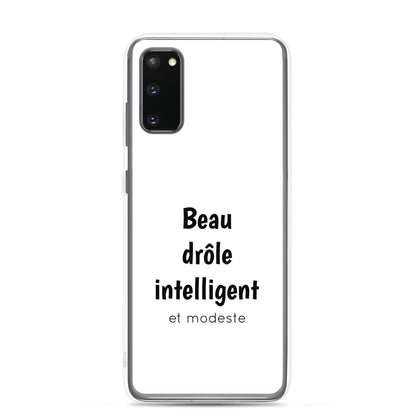 Coque Samsung Beau drôle intelligent et modeste - Sedurro