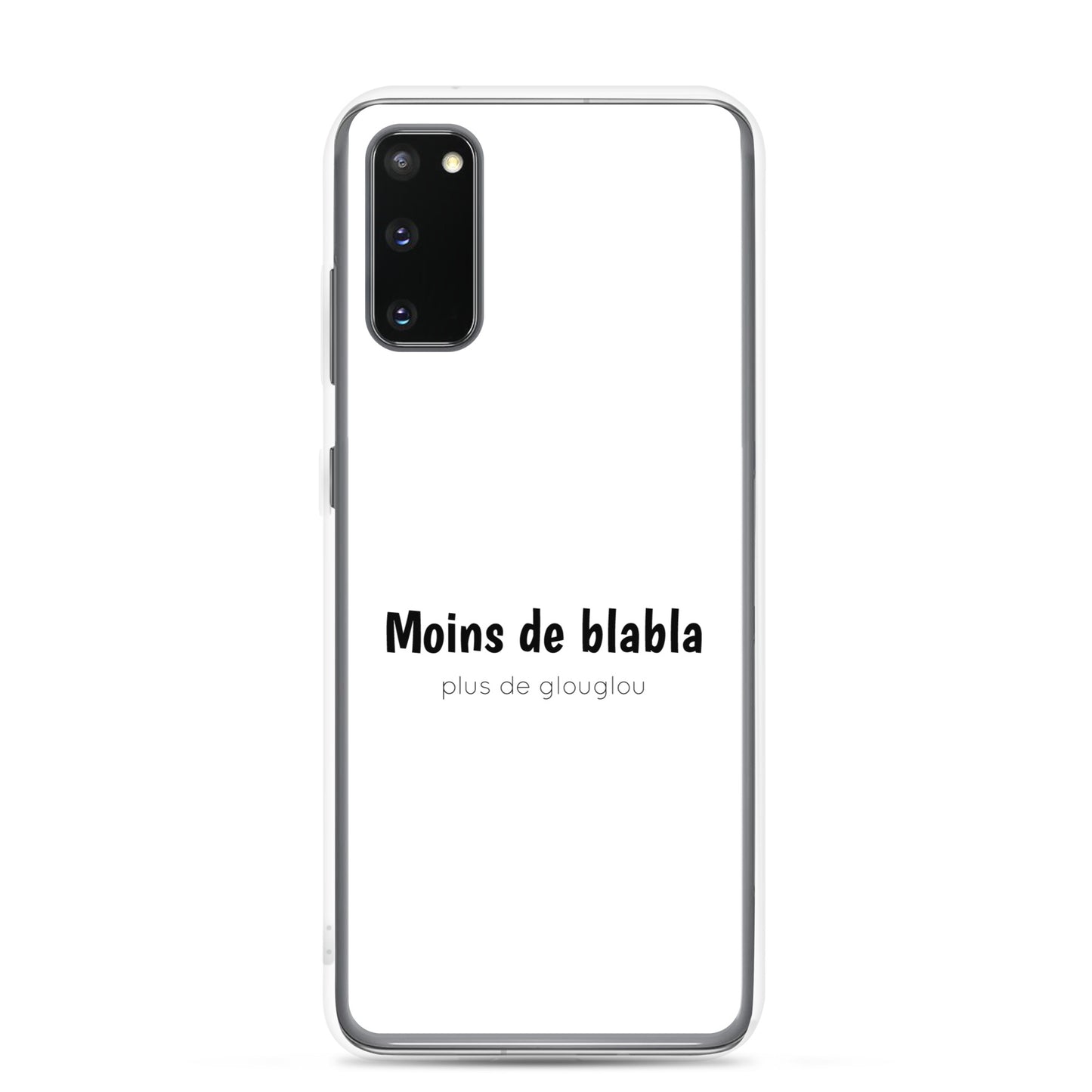 Coque Samsung Moins de blabla plus de glouglou - Sedurro