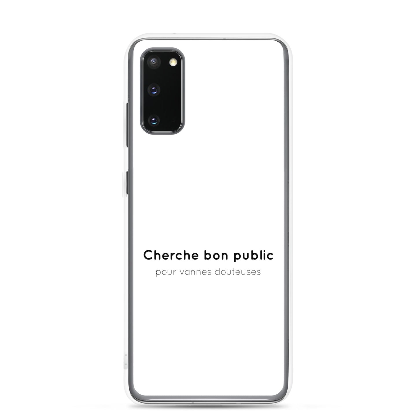 Coque Samsung Cherche bon public pour vannes douteuses - Sedurro