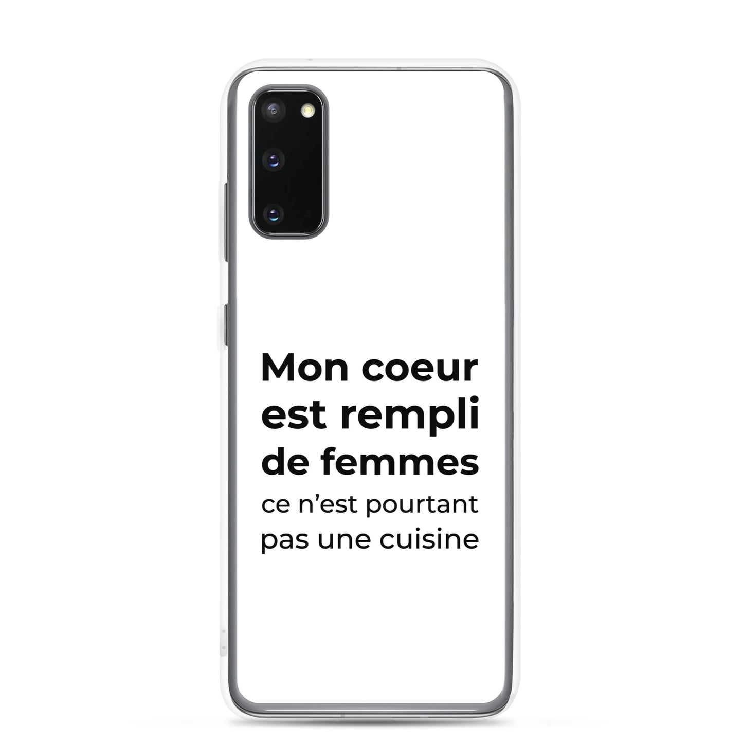 Coque Samsung Mon cœur est rempli de femmes ce n'est pourtant pas une cuisine Sedurro