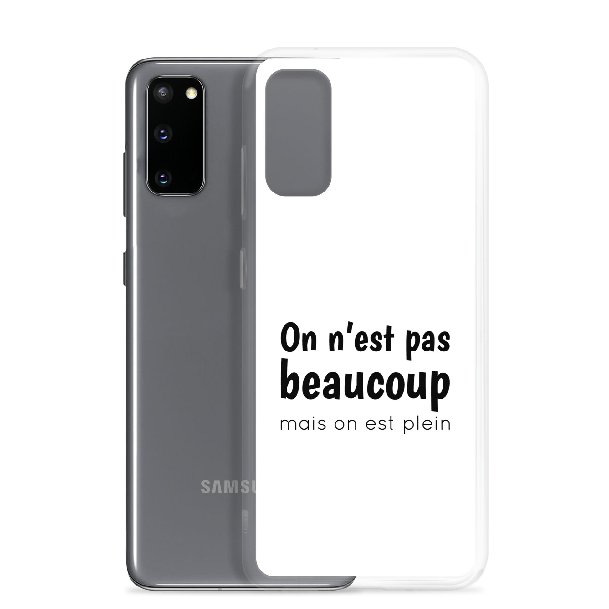 Coque Samsung On n'est pas beaucoup mais on est plein - Sedurro