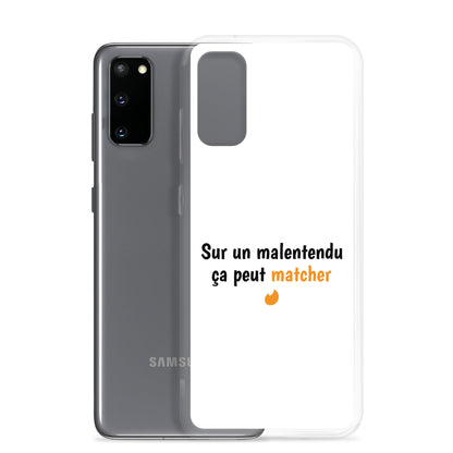 Coque Samsung Sur un malentendu ça peut matcher - Sedurro